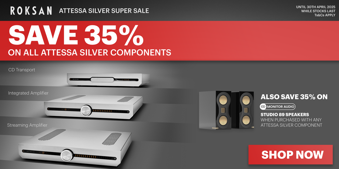 Roksan Attessa Silver Super Sale at Melbourne Hi Fi