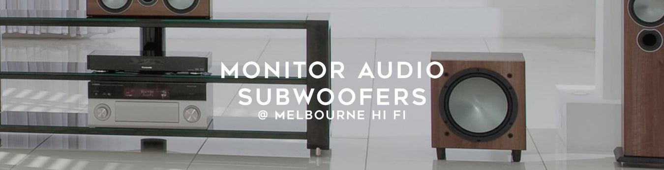 Monitor Audio: Subwoofers at Melbourne Hi Fi, Australia