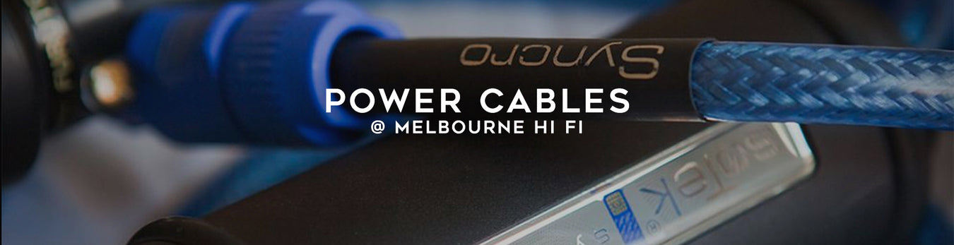 Shop power cables for your audio and visual equipment online at Melbourne Hi Fi, Australia