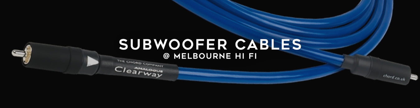 Shop subwoofer cables online at Melbourne Hi Fi, Australia