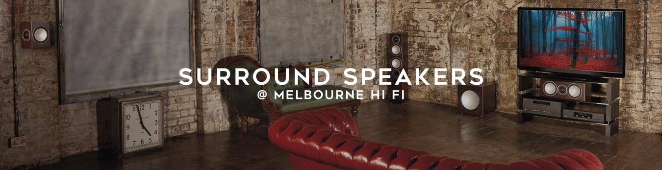 Shop surround speakers at Melbourne Hi Fi today!