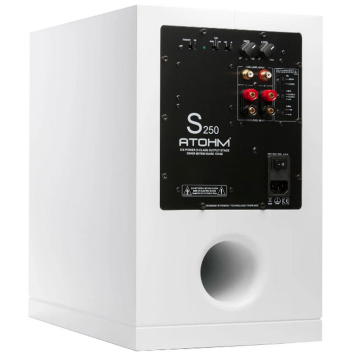 Waterfall Audio | HF2-250 Subwoofer White Open Box | Melbourne Hi Fi3