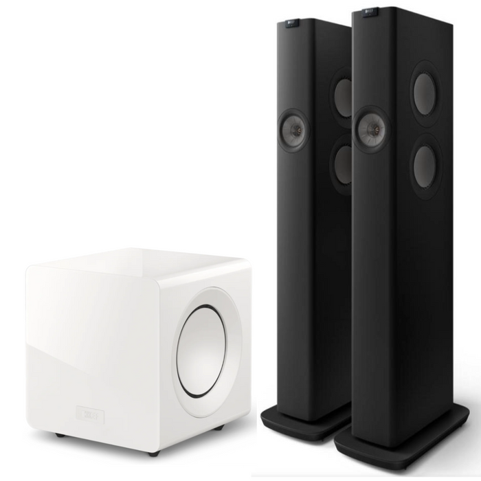 KEF LS60 Wireless Speakers and KC92 Subwoofer Bundle