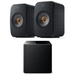 KEF|LSX II Bookshelf Speakers, Kube Subwoofer Bundle|Melbourne Hi Fi1