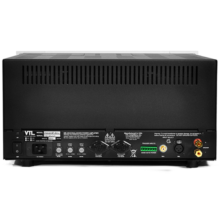 VTL | MB-450 Series III Signature Monoblock Amplifier |Melbourne Hi Fi3