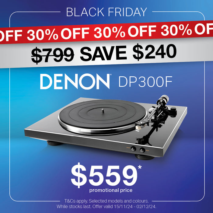 Denon DP300FBK Turntable