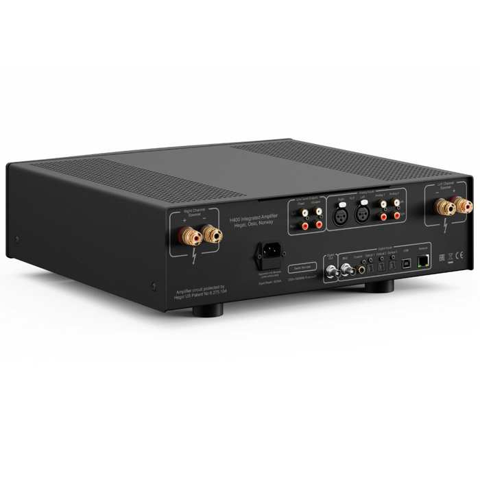 Hegel | H400 Integrated Streaming Amplifier | Melbourne Hi Fi5